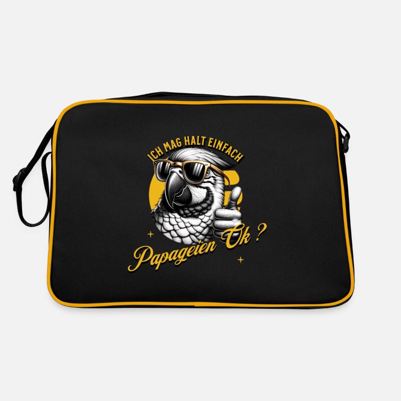 J’aime juste les perroquets Sac Retro