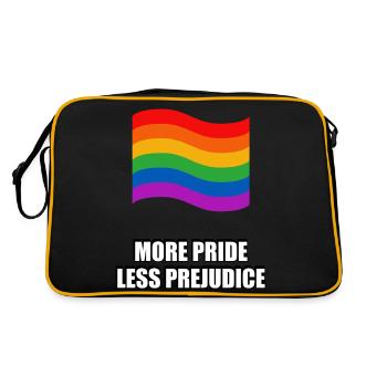 More Pride Less Prejudice - Retro Bag - black/gold - Back