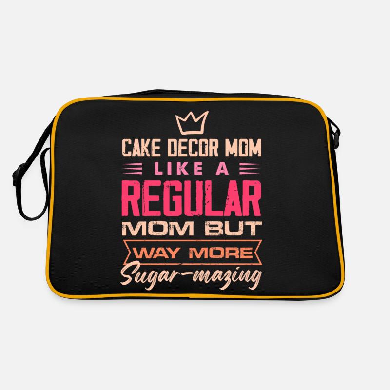 Cake Decor Mom Like A Regular Mom But Way More Retro Bag