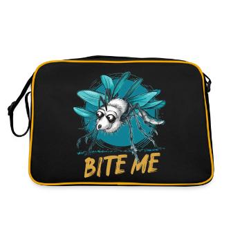 MOSQUITOS, BITE ME - Retro Bag - black/gold - Back