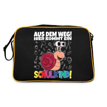 Inscription scolaire 2024 de l’école de la rentrée scolaire - Sac Retro - noir/or - Dos