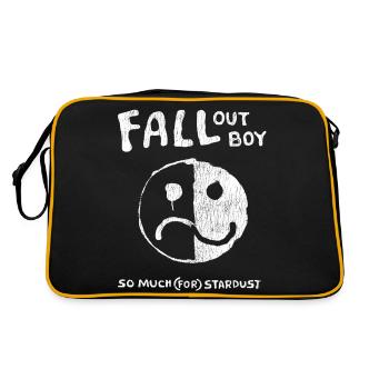 Fall Out Boy Smile Frown - Retro Bag - black/gold - Back