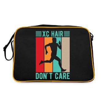 Funny XC Running Gift XC Runner Edition - Retro Bag - black/gold - Back