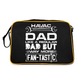 Papa CVC comme un papa ordinaire mais plus fan-tastique - Sac Retro - noir/or - Dos