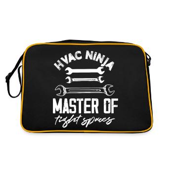 HVAC Ninja Master Of Tight Spaces Climate Control - Retro Bag - black/gold - Back