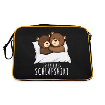Chemise de nuit Bears Chemise de nuit officielle Bears - Sac Retro - noir/or - Dos