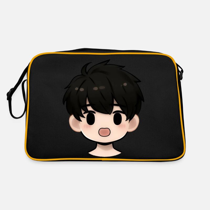 Boy Face Expression Sac Retro
