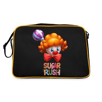 SUGAR RUSH - Retro Bag - black/gold - Back
