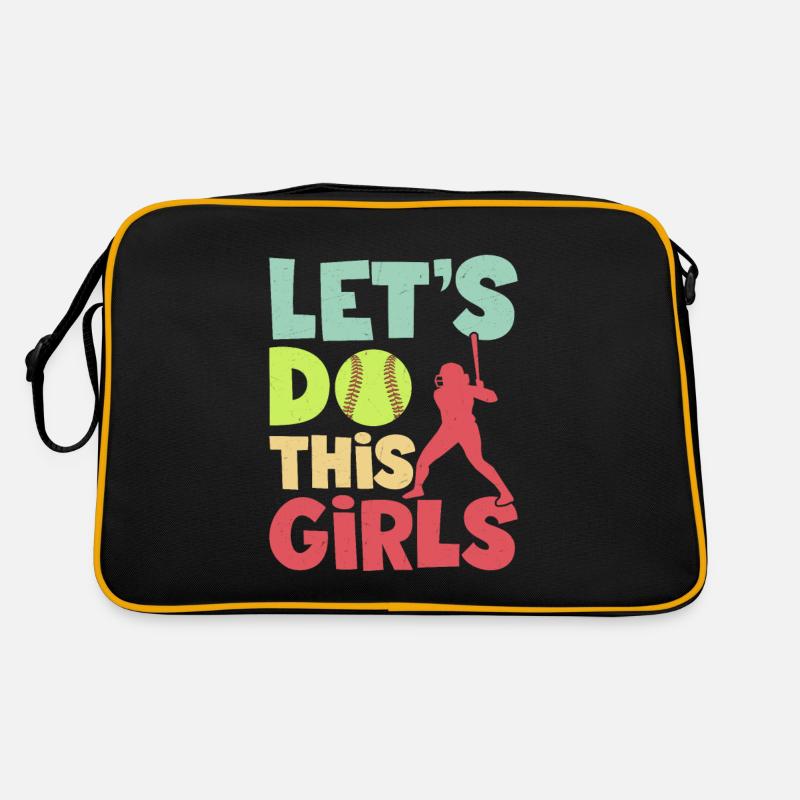 Let’s Do This Baseball Softball Filles Sac Retro