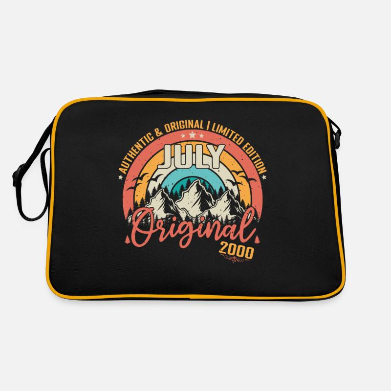 Juli 2000 Juli Jubiläum Juli 2000 Juli Retro Tasche