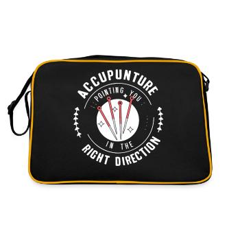 Acupuncture - Sac Retro - noir/or - Dos