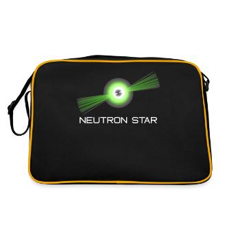 Univers scientifique des étoiles à neutrons - Sac Retro - noir/or - Dos