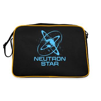 Univers scientifique des étoiles à neutrons - Sac Retro - noir/or - Dos