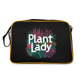 DAME DES PLANTES - Sac Retro - noir/or - Dos