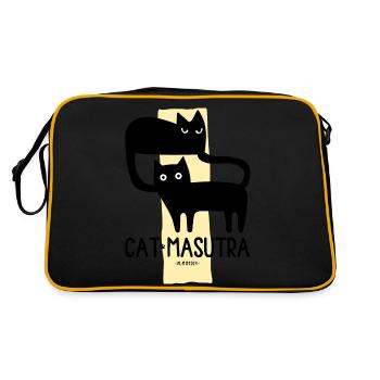 Cat Masutra - Retro Bag - black/gold - Back