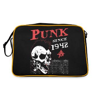 82 ans et toujours punk, Punks Not Dead, Punk - Sac Retro - noir/or - Dos