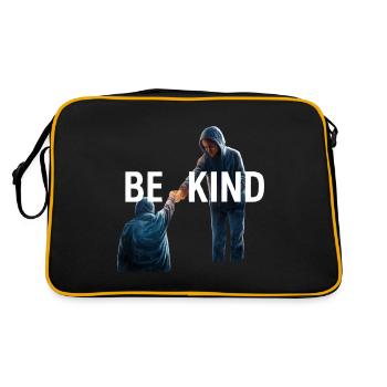 SEI FREUNDLICH - Retro Tasche - Schwarz/Gold - Hinten