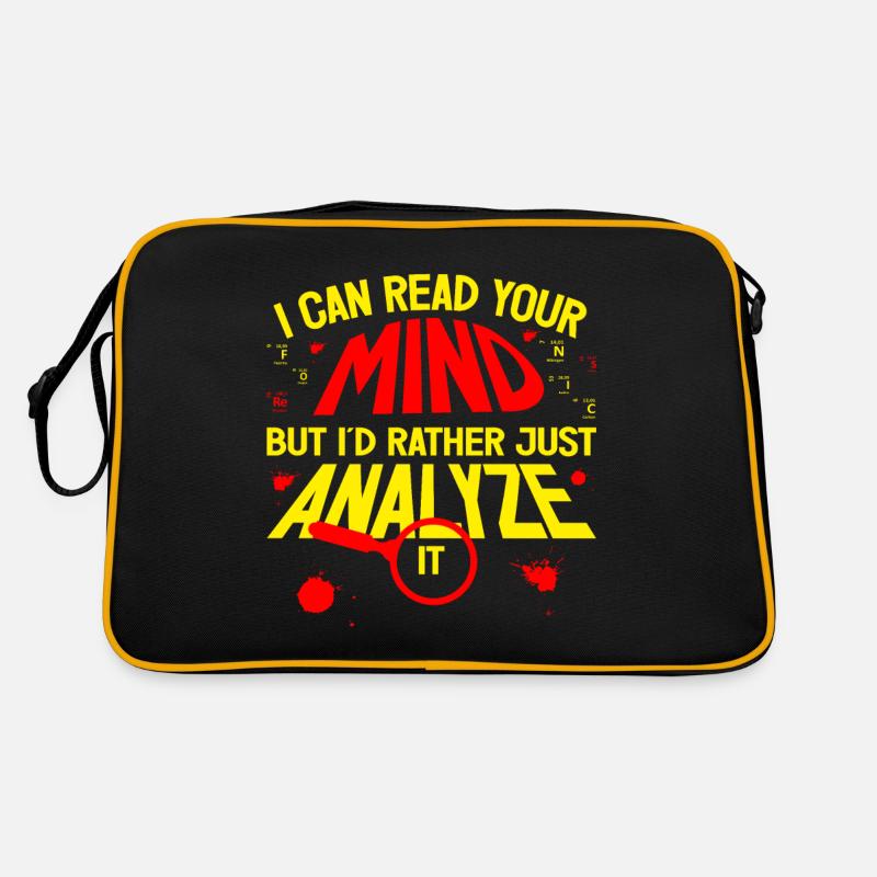 Forensic Psychologist Magnifier Forensic Gift Retro Bag