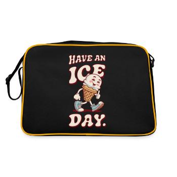 Have a nice day - Retro Bag - black/gold - Back