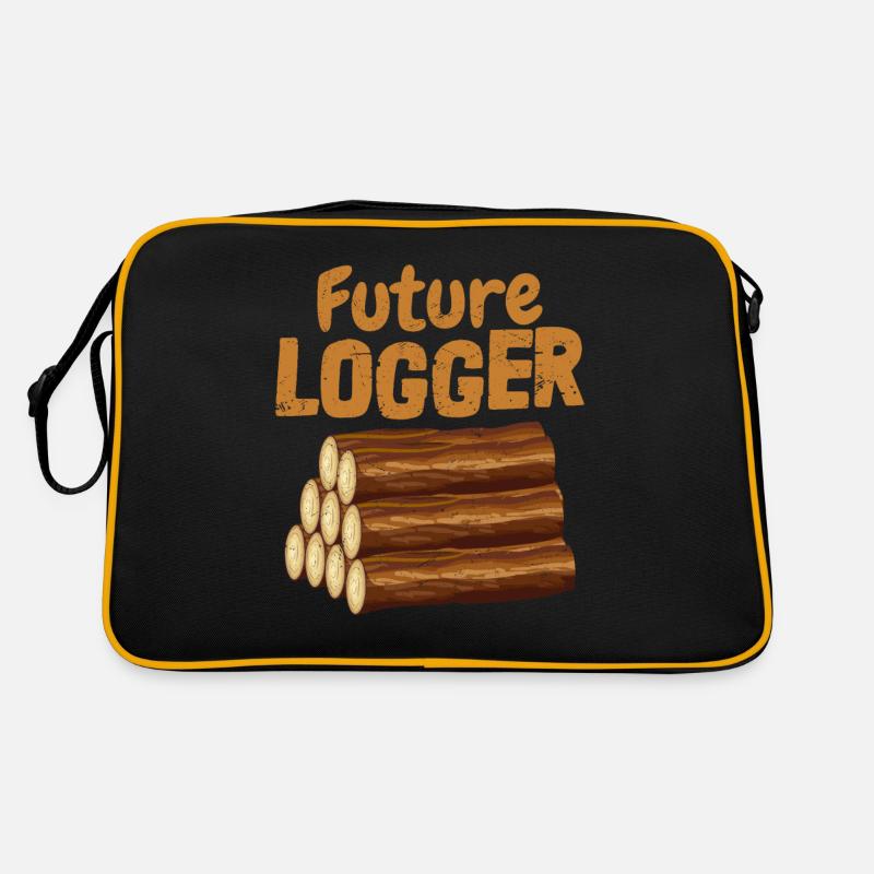 Future Logger Logging Lumberjack Retro Tasche