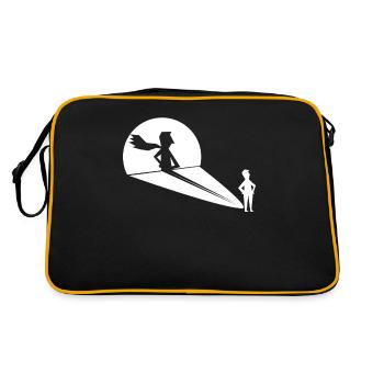 Shadow Figure Superhero Projection - Retro Bag - black/gold - Back