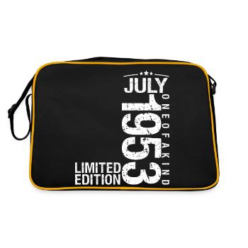 July 1953 July Anniversary July 1953 - Retro Bag - black/gold - Back