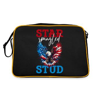 Star Spangled Stud - Patriotic Look with - Retro Bag - black/gold - Back