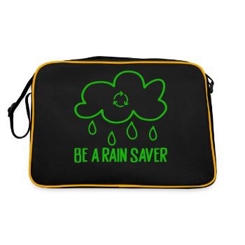 Réservoir d’eau de pluie - récupération de l’eau de pluie - Sac Retro - noir/or - Dos
