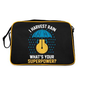 Réservoir d’eau de pluie - récupération de l’eau de pluie - Sac Retro - noir/or - Dos