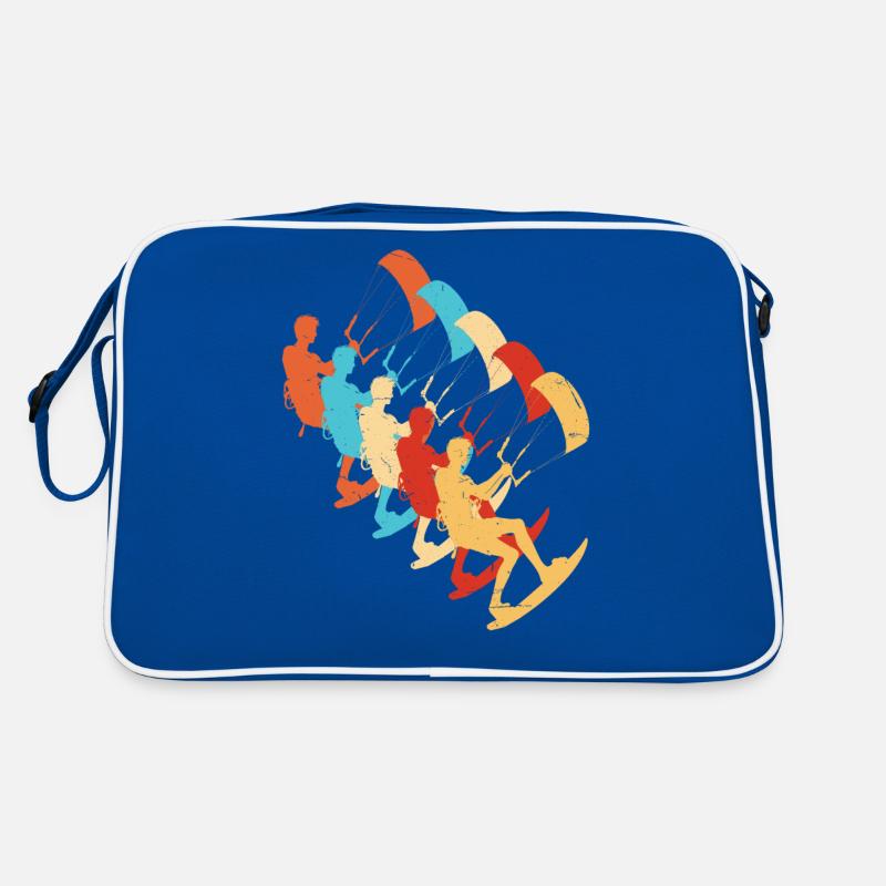 Kitesurfer Kitesurf Kiten Kitesurfen Kite Retro Tasche