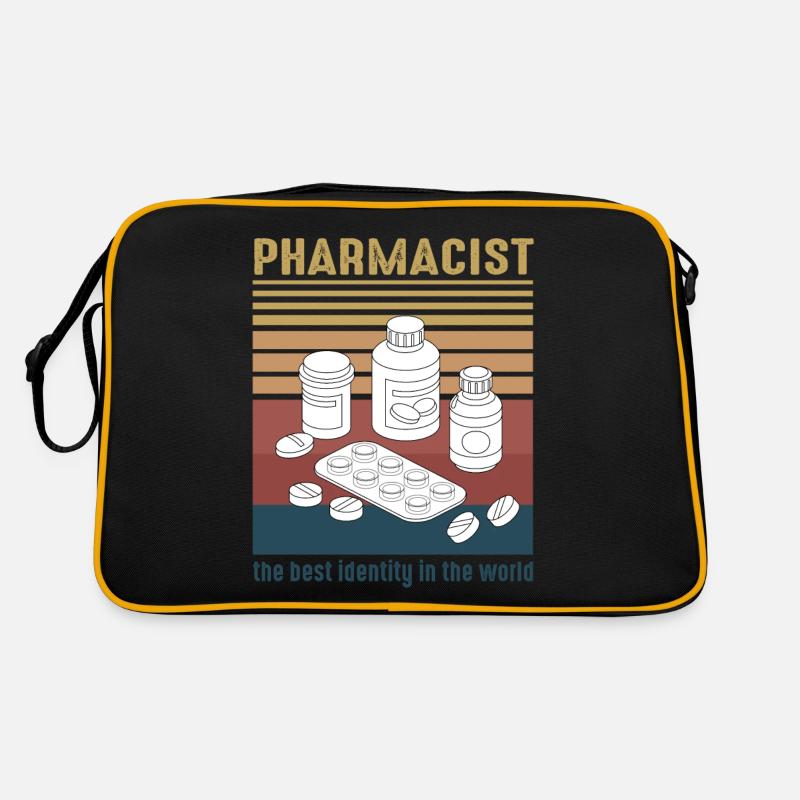 Zukunft Vintage Retro Apotheker Apotheke Tech Retro Tasche