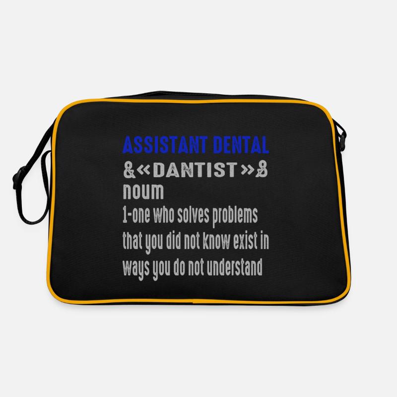 Future Vintage Retro Assistentin Zahnarztpraxis Retro Tasche