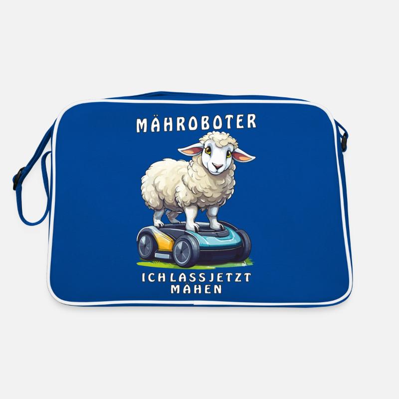 SHEEP ROBOTIC LAWNMOWER I'M HAVING IT MOWED NOW Retro Bag