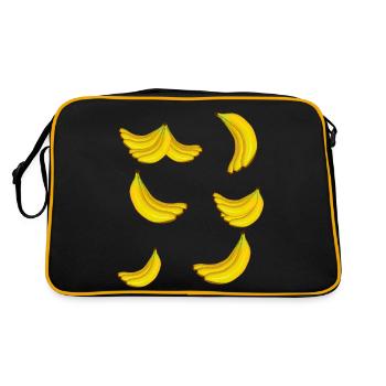 Banane Banane Fruit Fruit Exotique - Sac Retro - noir/or - Dos