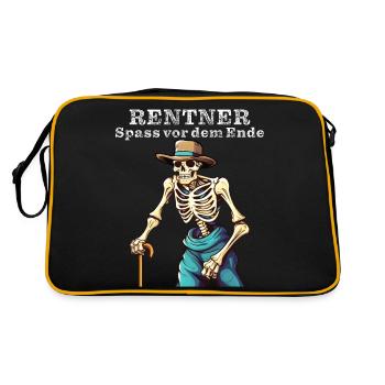 RETRAITÉS : S’amuser avant la fin - Sac Retro - noir/or - Dos