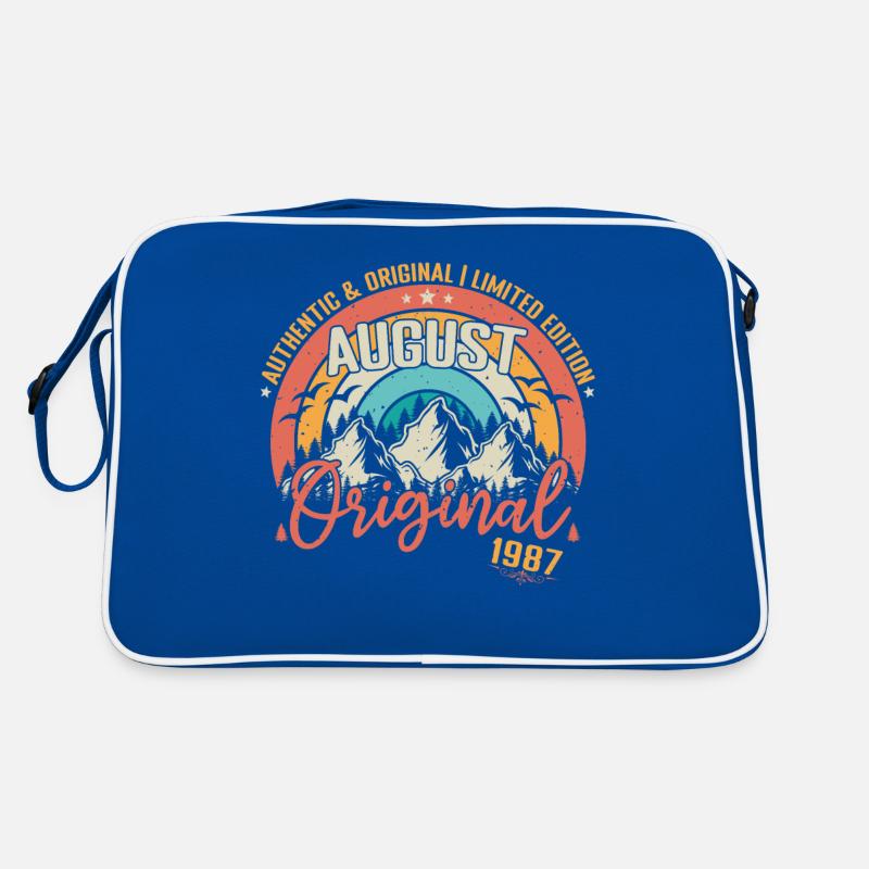 August 1987 August Geburtstag 1987 August Retro Tasche