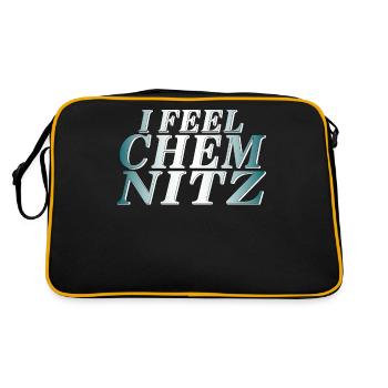 I FEEL CHEMNITZ - Retro Bag - black/gold - Back