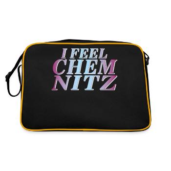 I FEEL CHEMNITZ - Retro Bag - black/gold - Back