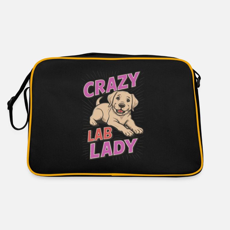 Crazy Lab Lady Retro Tasche