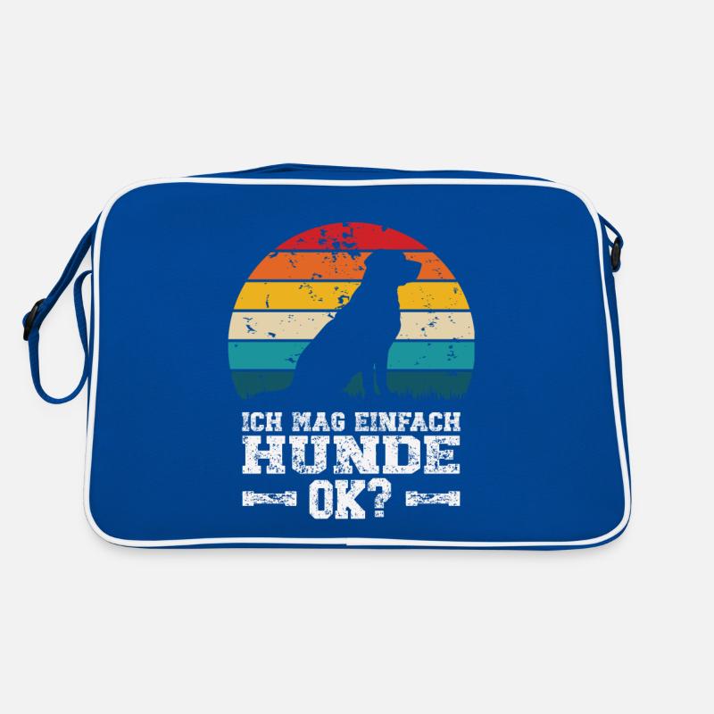 I like dogs Retro Bag