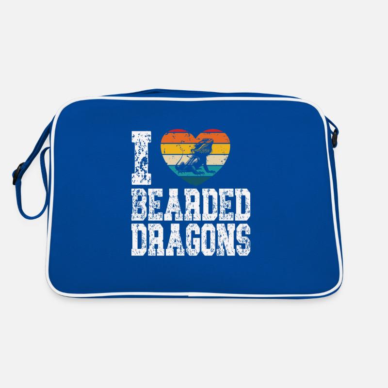 J’adore les dragons barbus Sac Retro