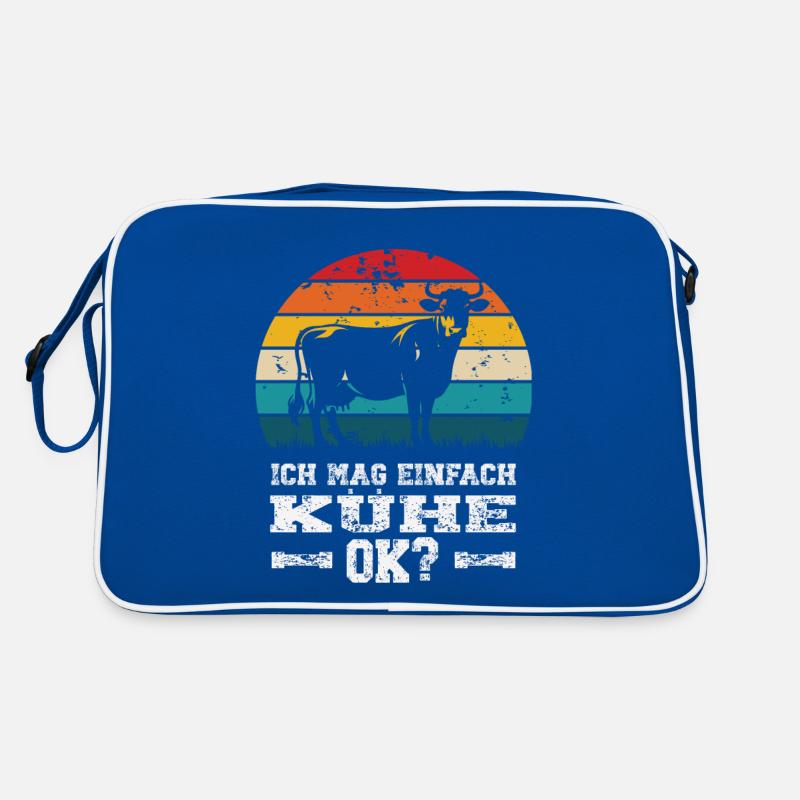 I like cows Retro Bag