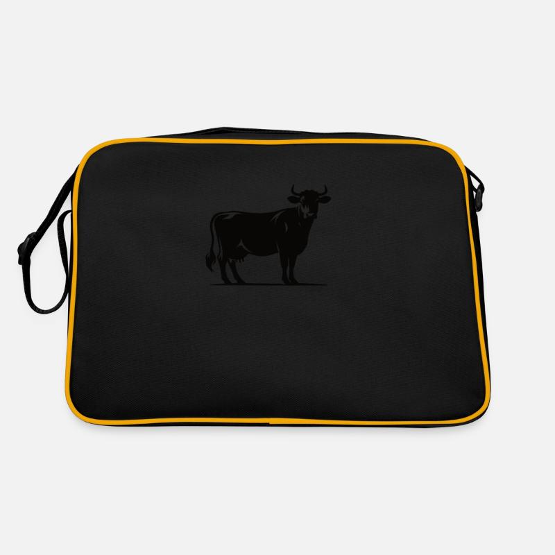 J’aime les vaches Sac Retro