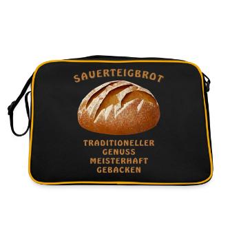 BREAD TRADITIONAL GOURMET MASTER - Retro Bag - black/gold - Back