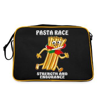 FORCE ET ENDURANCE DE LA COURSE DE PÂTES - Sac Retro - noir/or - Dos
