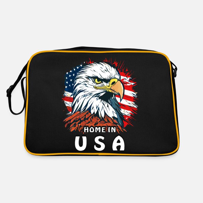 HABITAT DU PYGARGUE À QUEUE BLANCHE AUX ÉTATS-UNIS Sac Retro