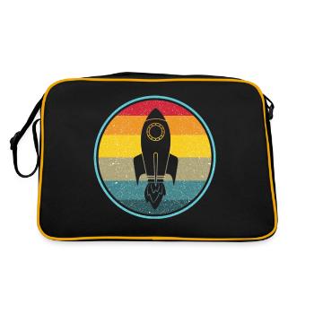 Rocket Science Physique Rétro Vintage - Sac Retro - noir/or - Dos