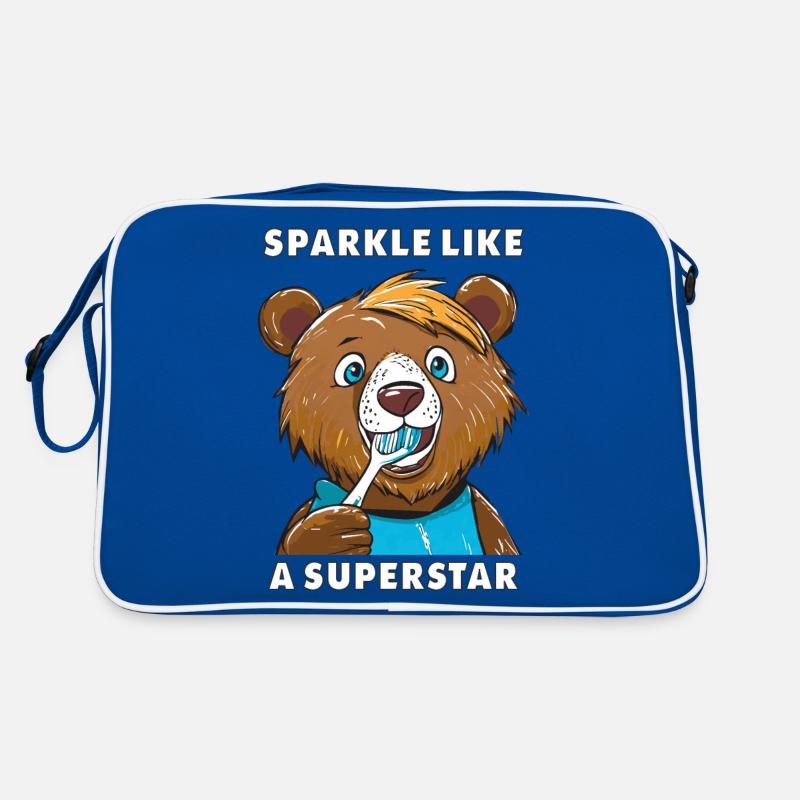 BÄR SPARKLE LIKE A SUPERSTAR Retro Tasche