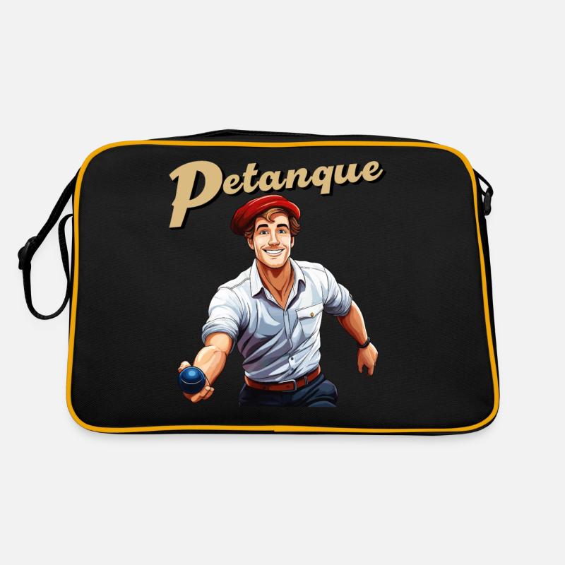 Petanque Mann Retro Tasche