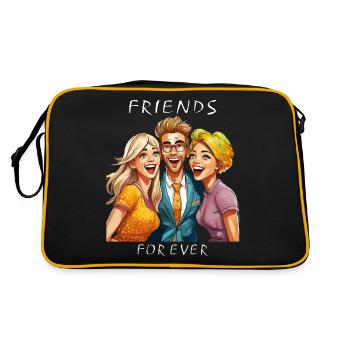 DES AMIS POUR TOUJOURS - Sac Retro - noir/or - Dos